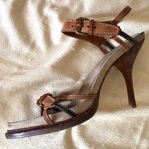 miu miu Vachetta sandals.